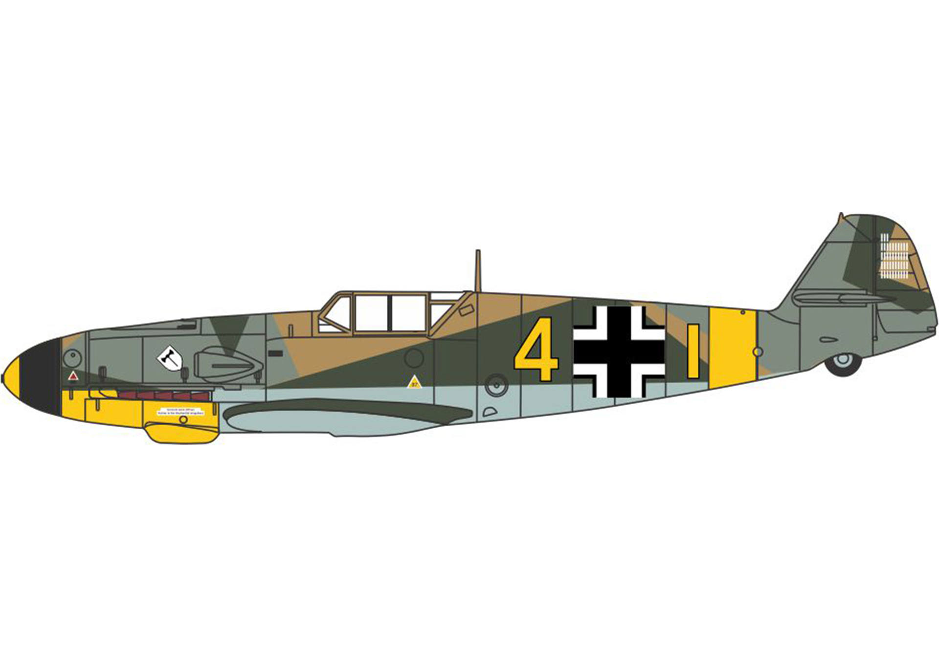 Messerschmitt Bf 109F-4/Trop - 104-victory ace Eberhard von Boremski