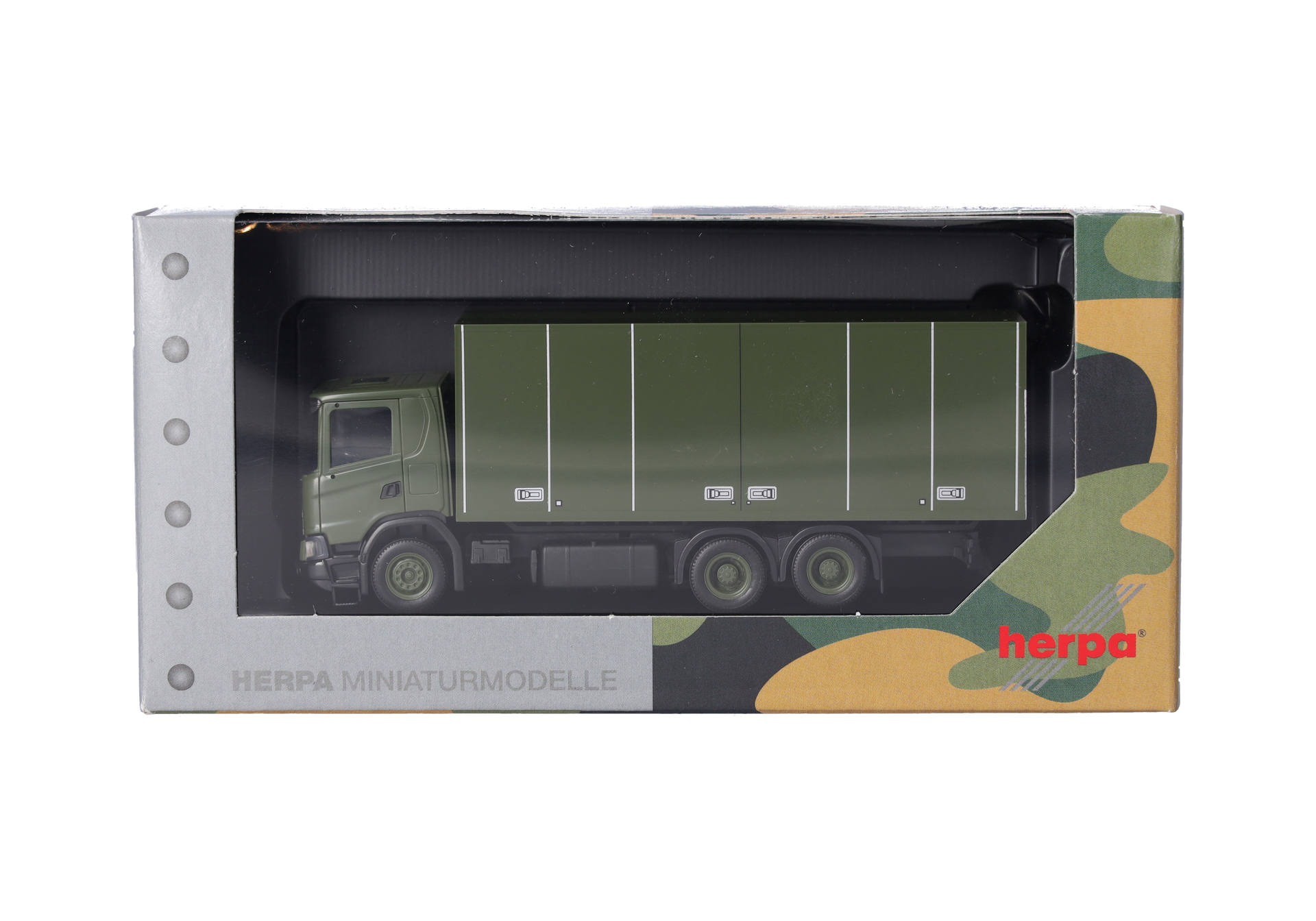 Scania XT17 box truck 3axles "Swedish Army"