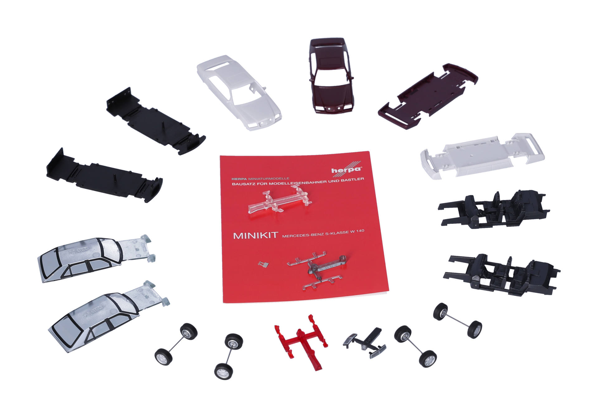 Modellbausatz, Mini-Autos, Diecast-Teile, Montagekit, Räder