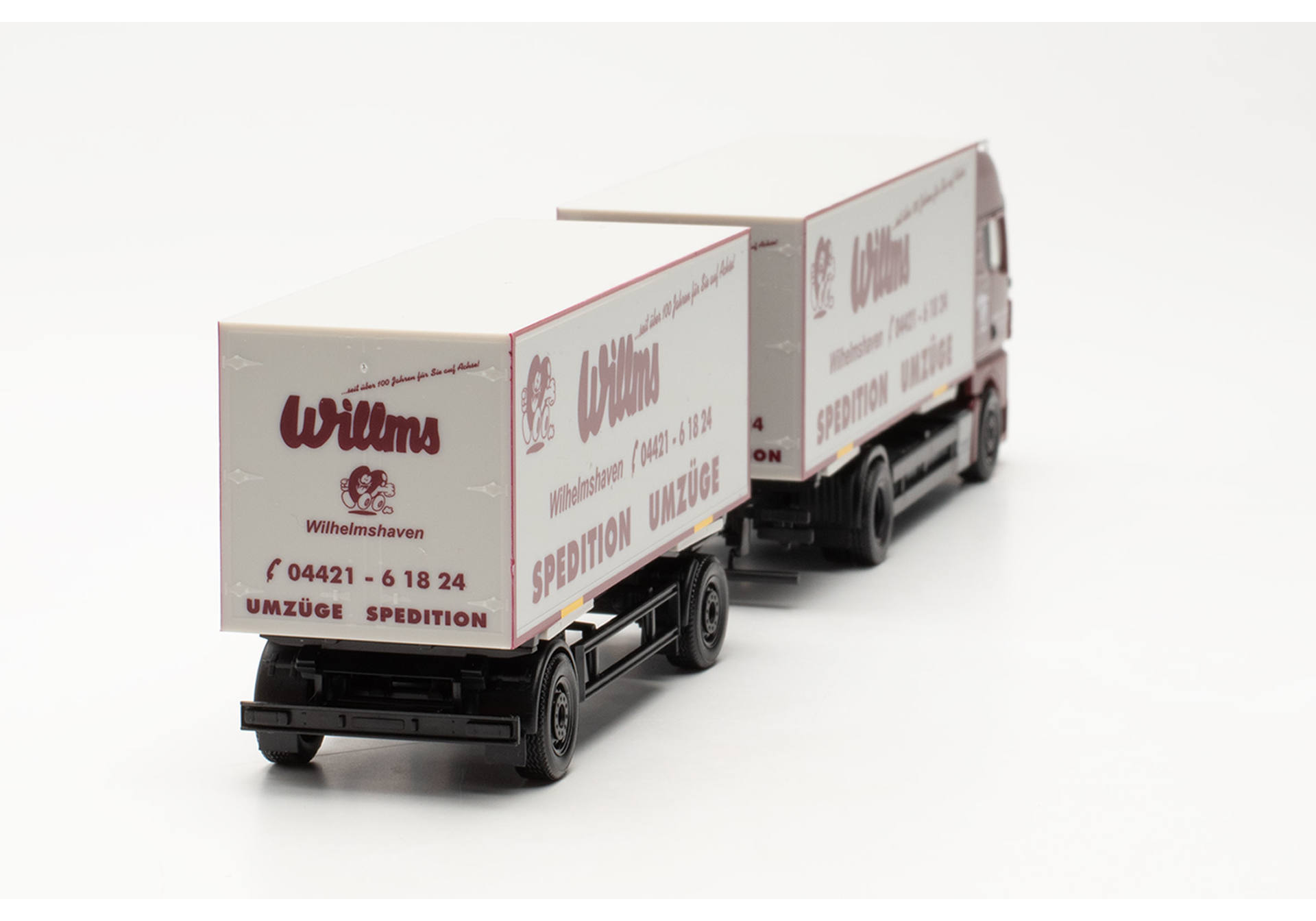 MAN TGX GX 7,45m interchangeable box trailer „Willms“ 