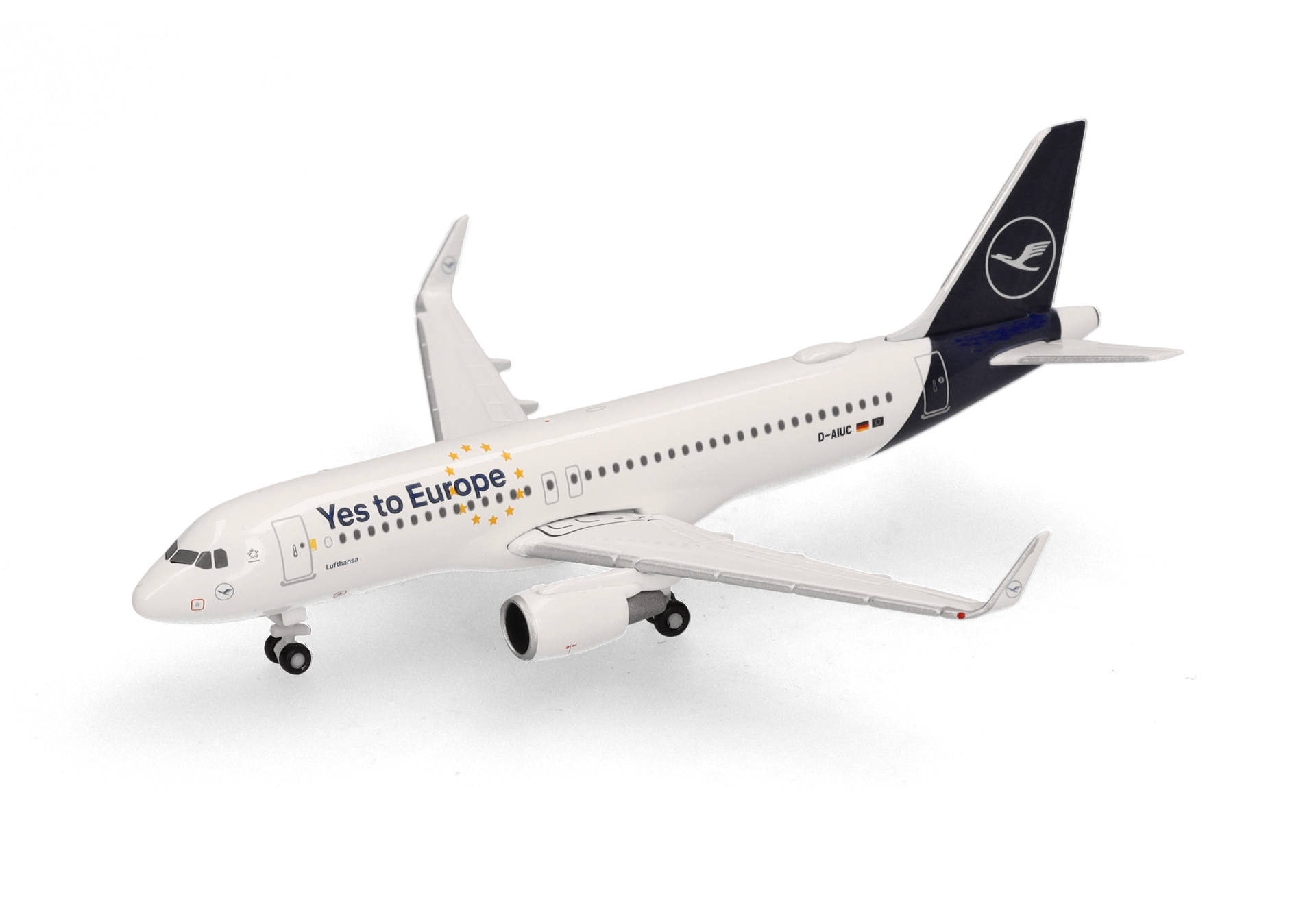 Lufthansa Airbus A320 "Yes to Europe" - D-AIUC