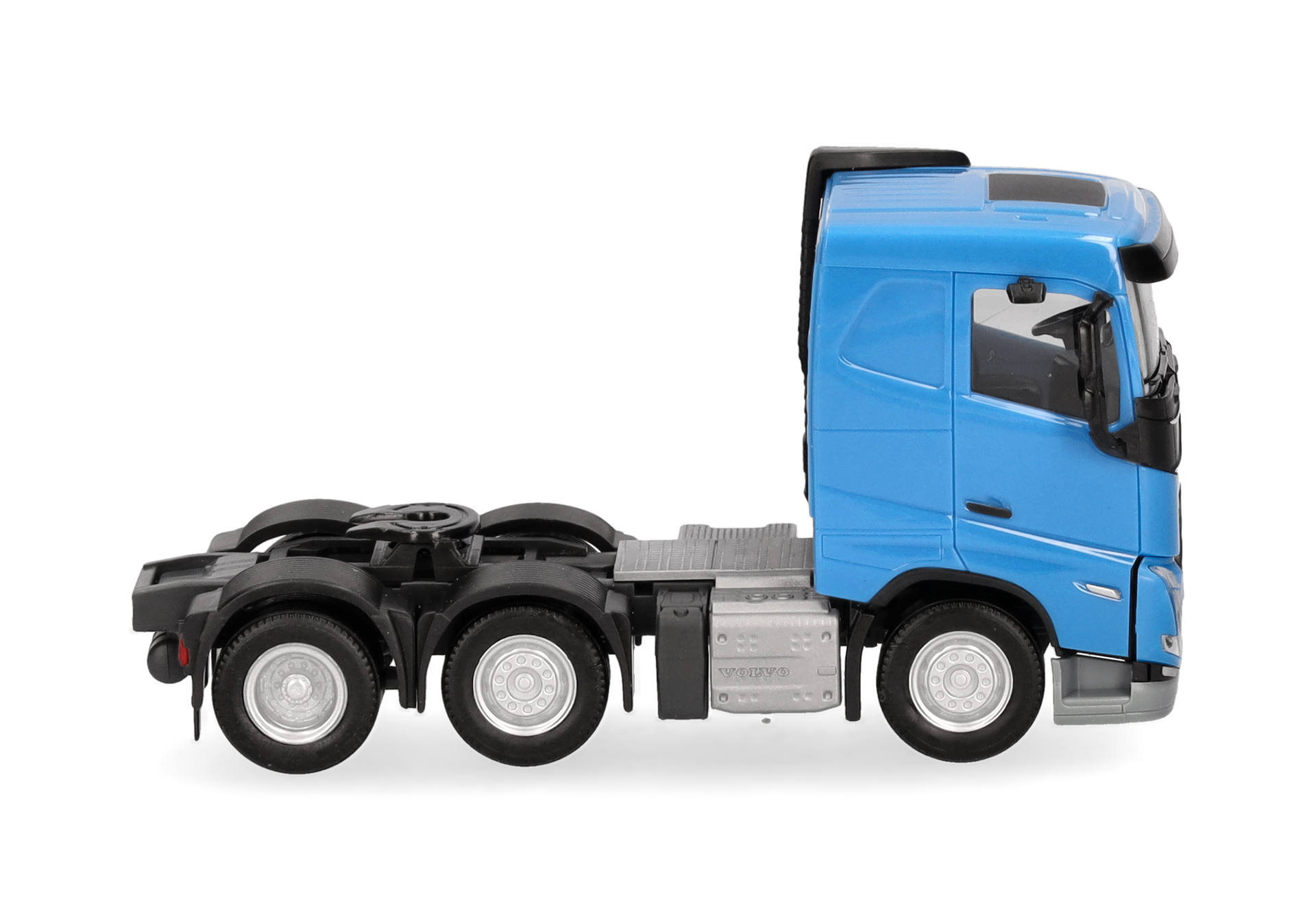 Volvo FH Flachdach Zugmaschine 3achs (6x2), himmelblau