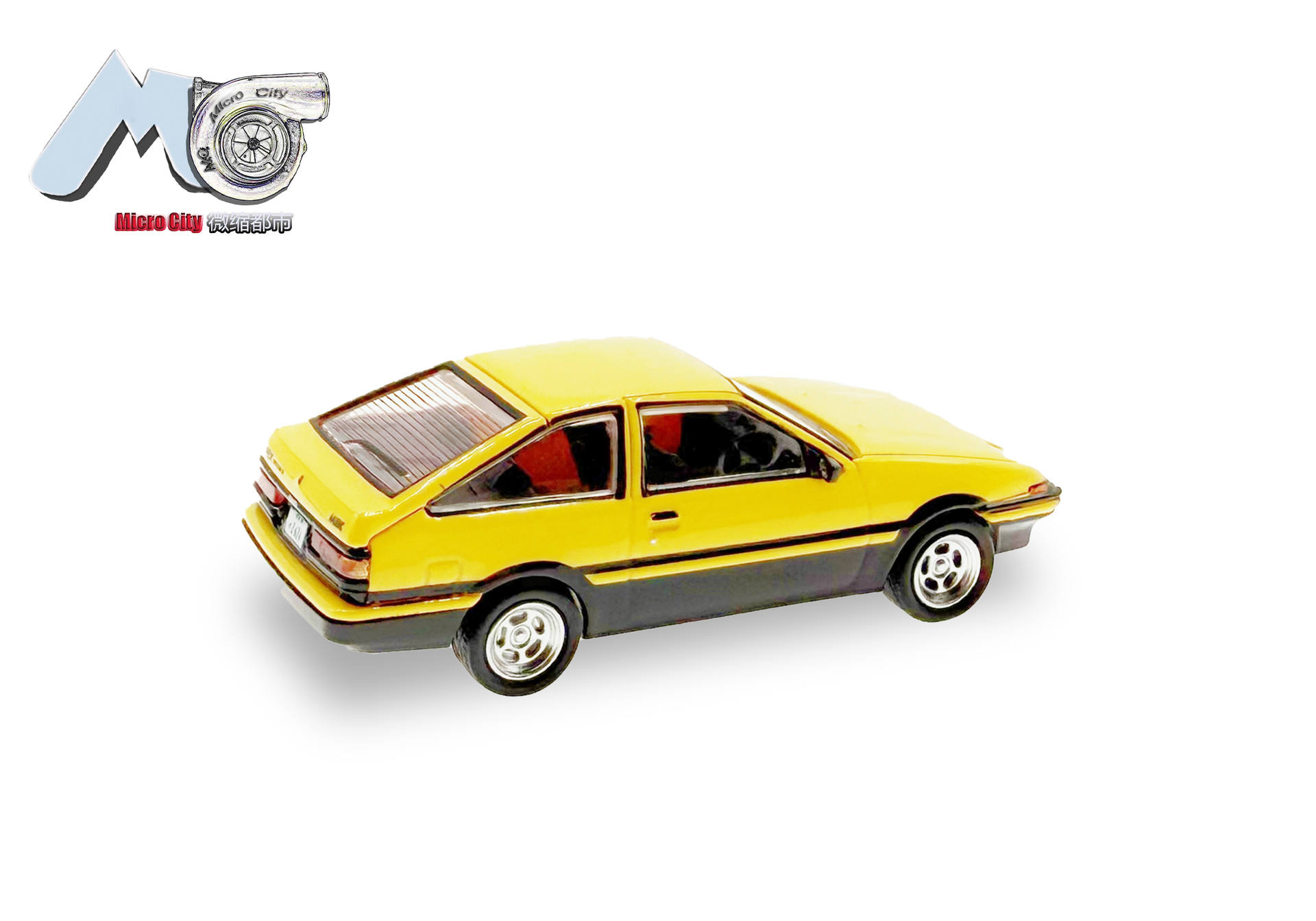 MicroCity: Toyota Corolla AE86, gelb