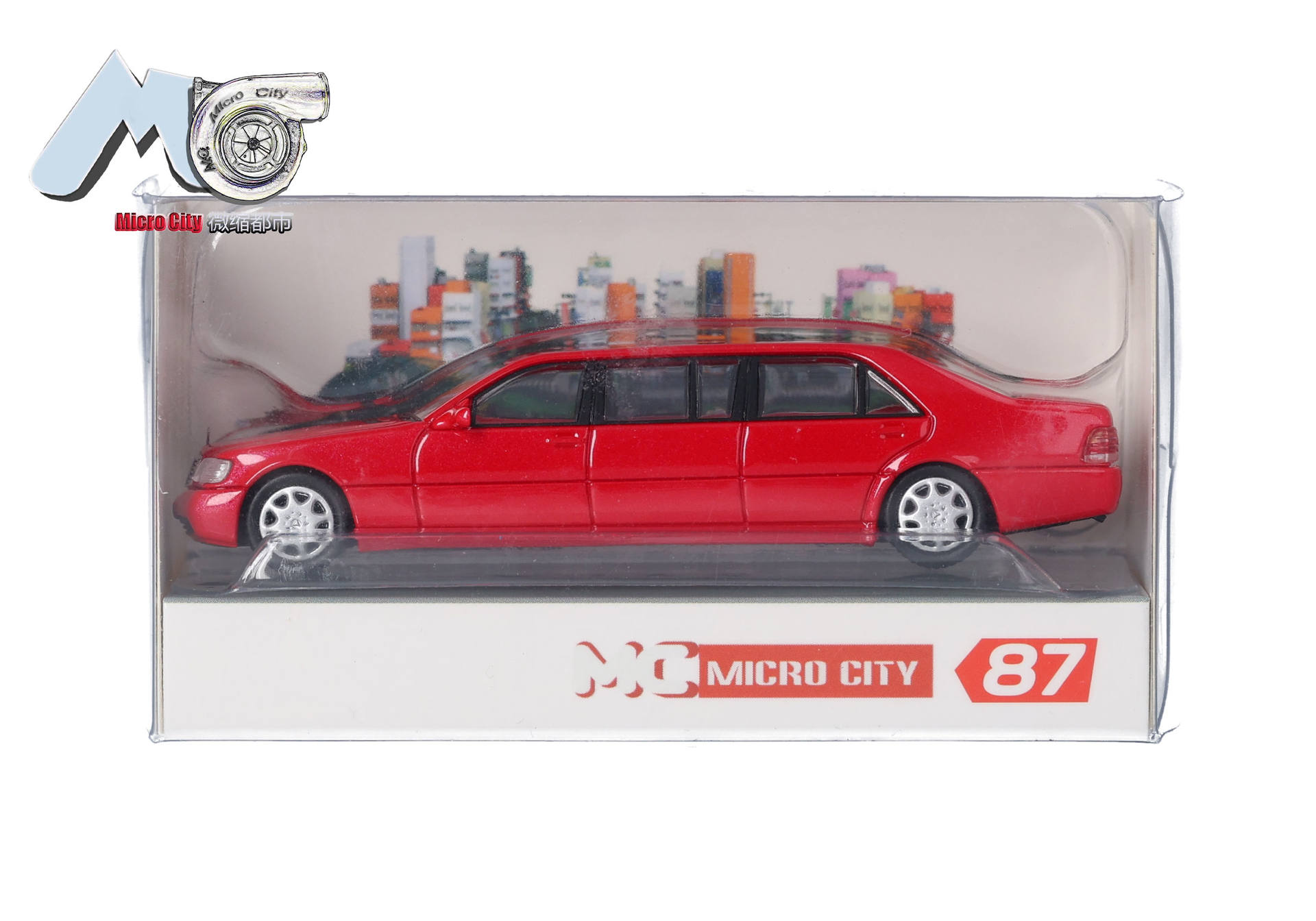 MicroCity: Mercedes-Benz S600 Pullman, red