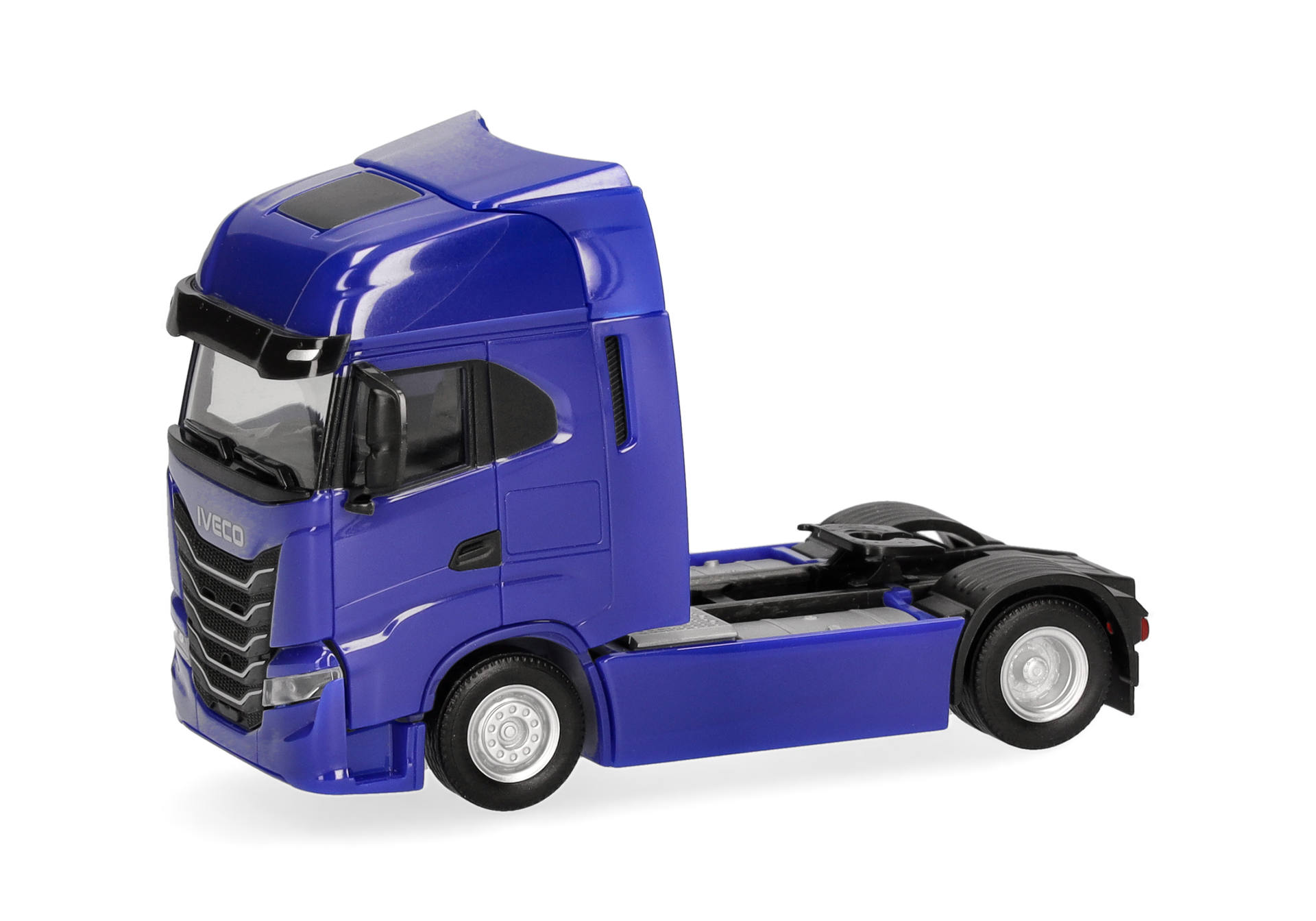 truck, tractor, cab, tractor-trailer, blue