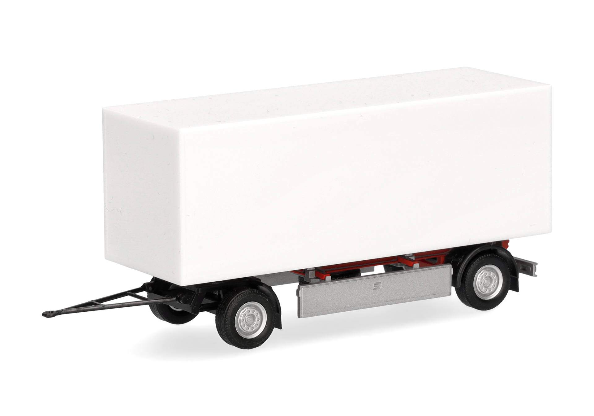 truck trailer, model, flatbed, white, toy