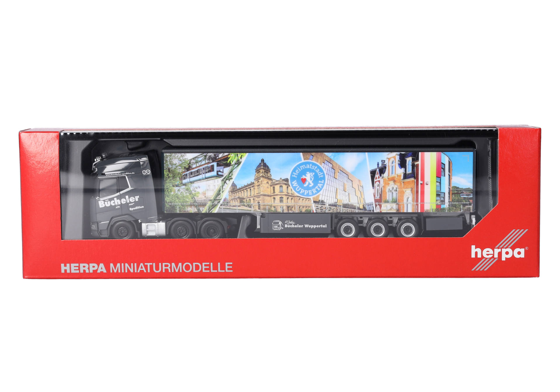 DAF XG+ (6x2) Gardinenplanen-Sattelzug "Bücheler Wuppertal"