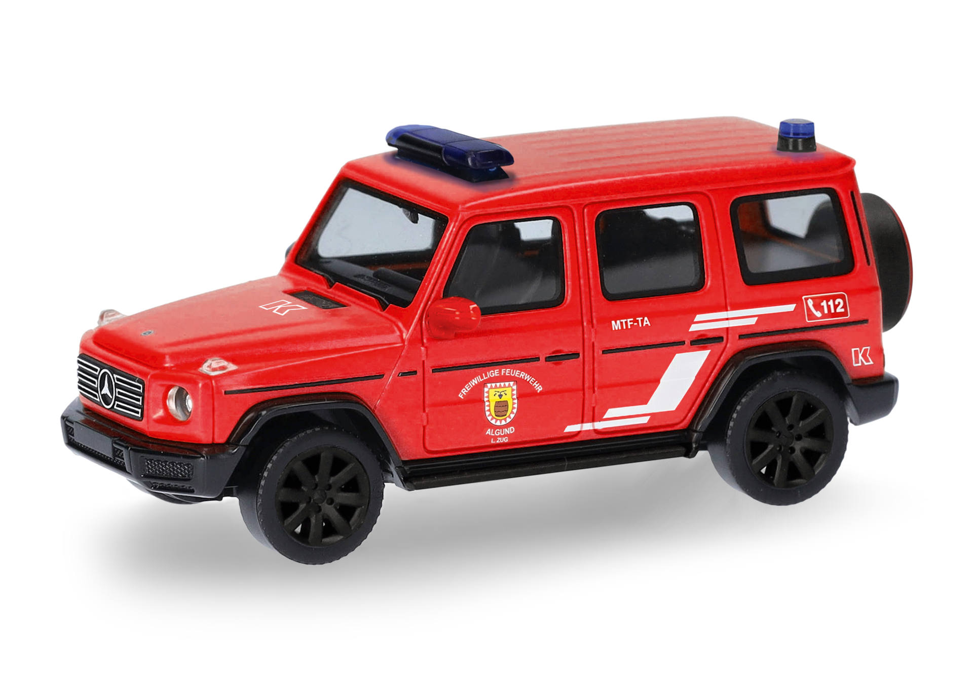red, SUV, toy, fire brigade, model car
