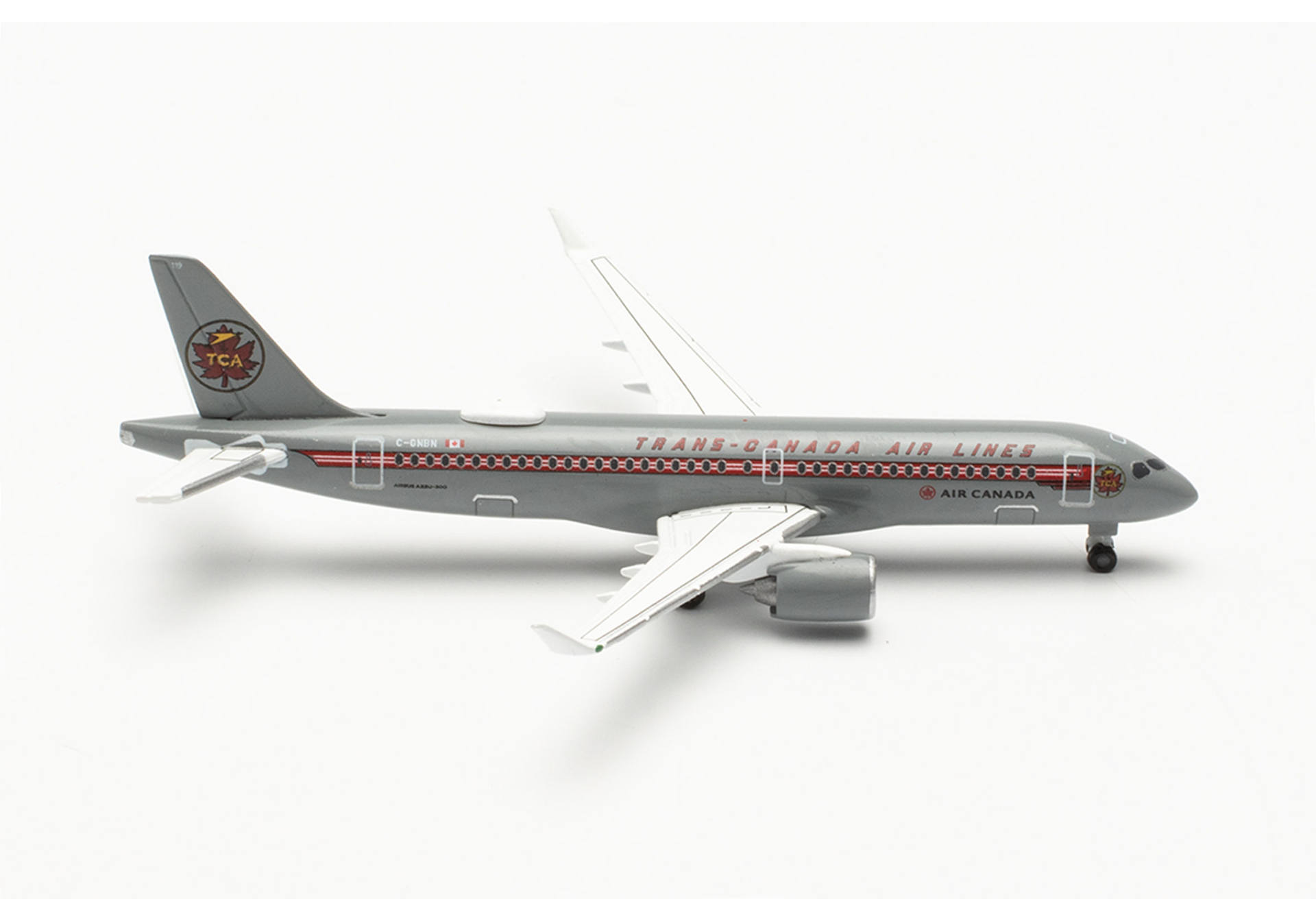 Air Canada Airbus A220-300 – Trans Canada Air Lines retro livery – C-GNBN