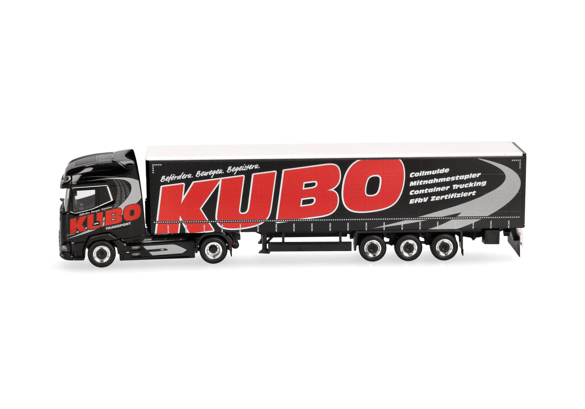 DAF XG+ curtain canvas semitrailer truck "KUBO"