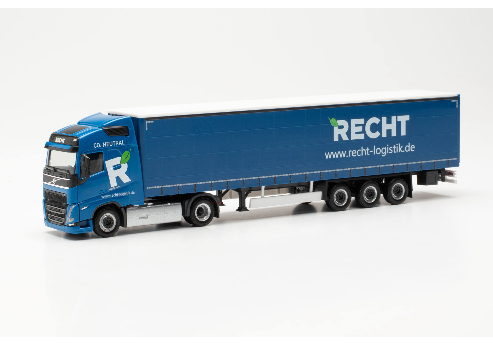 Volvo FH GL 2020 curtain canvas semitrailer "Recht Logistik"
