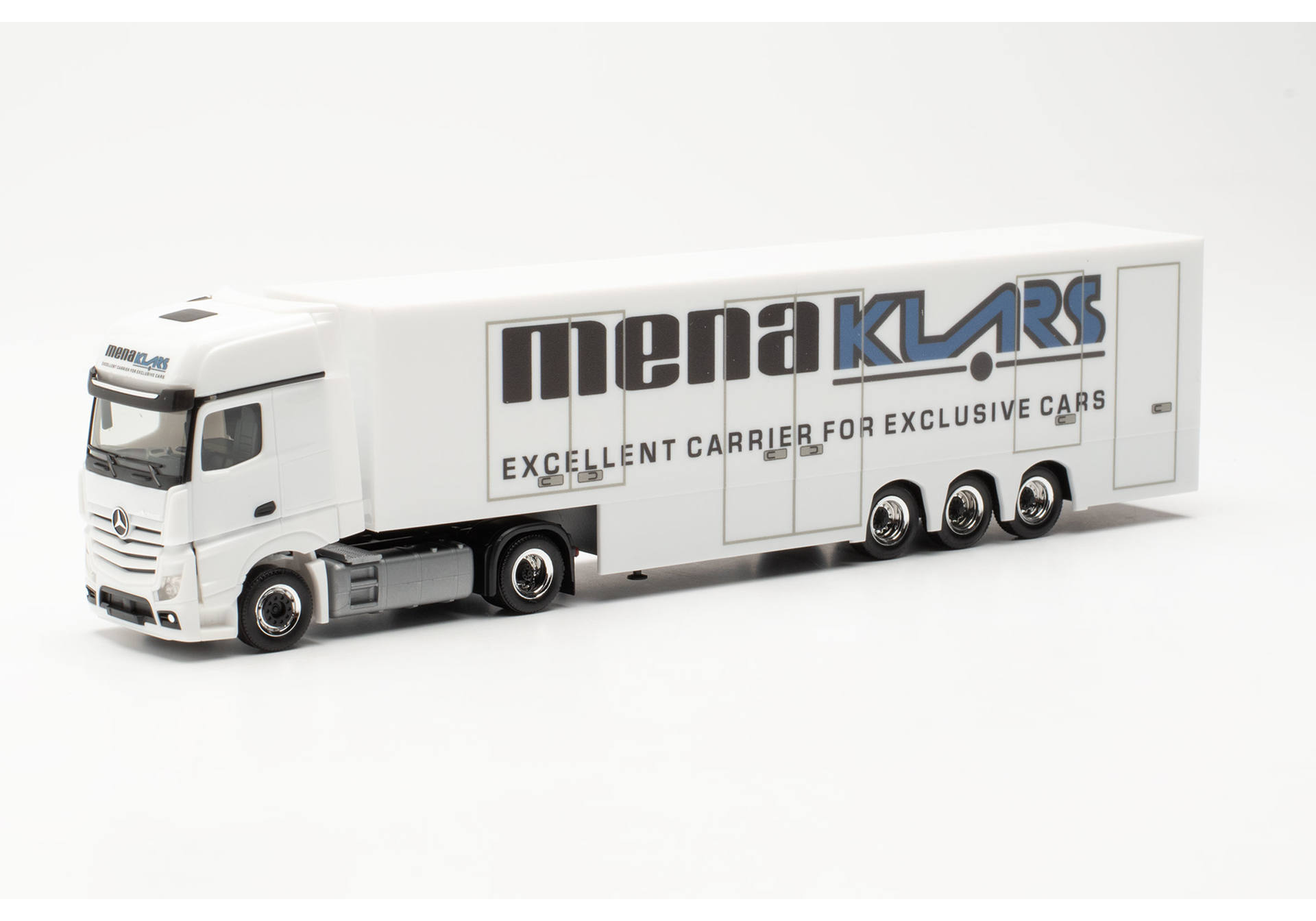 Mercedes-Benz Actros 18 Gigaspace box semitrailer "Menaklars GmbH"