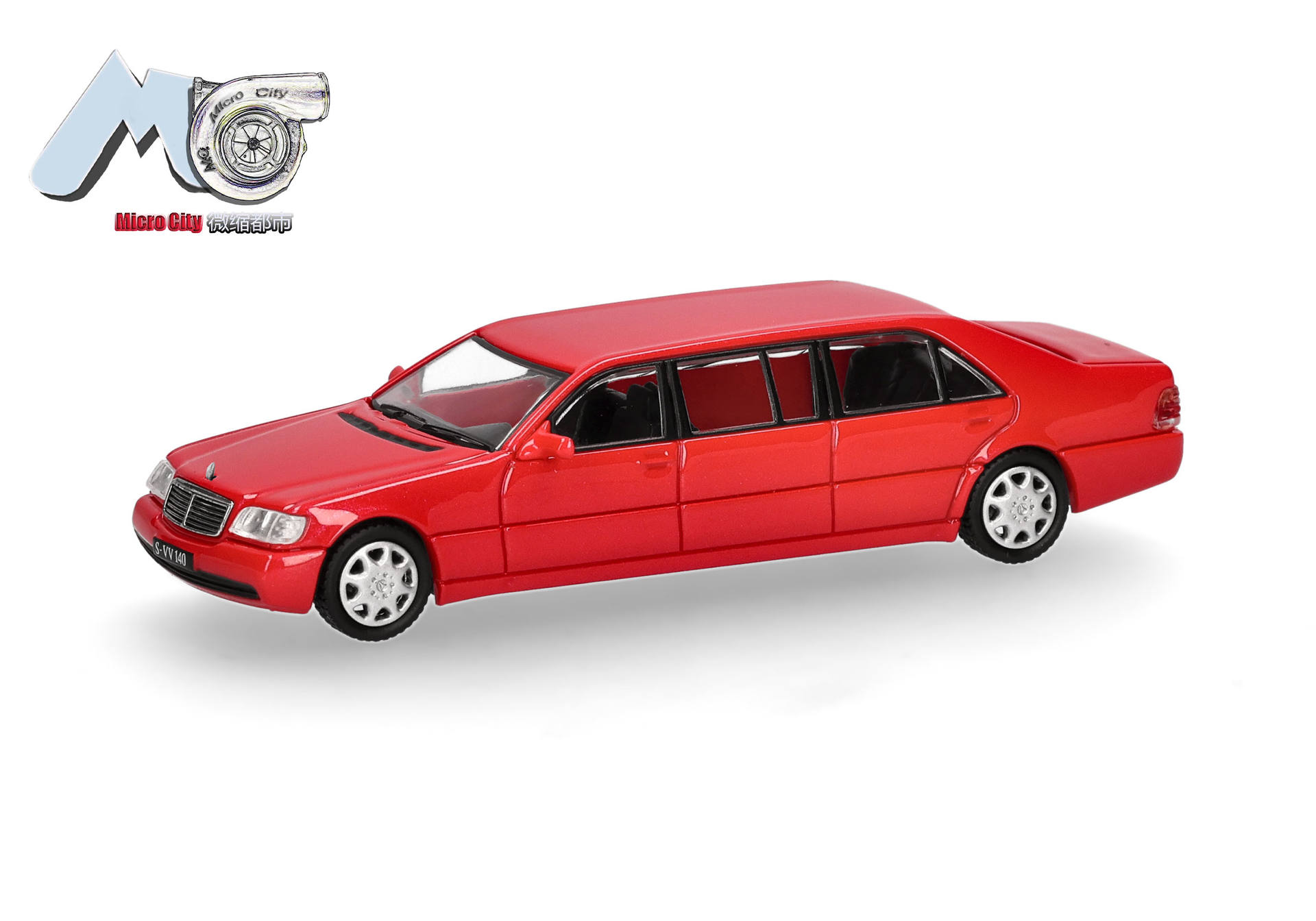 MicroCity: Mercedes-Benz S600 Pullman, red
