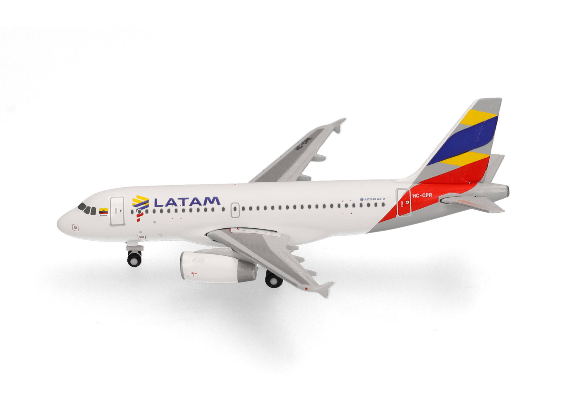 LATAM Airlines Ecuador Airbus A319 - Ecuador Flag livery - HC-CPR