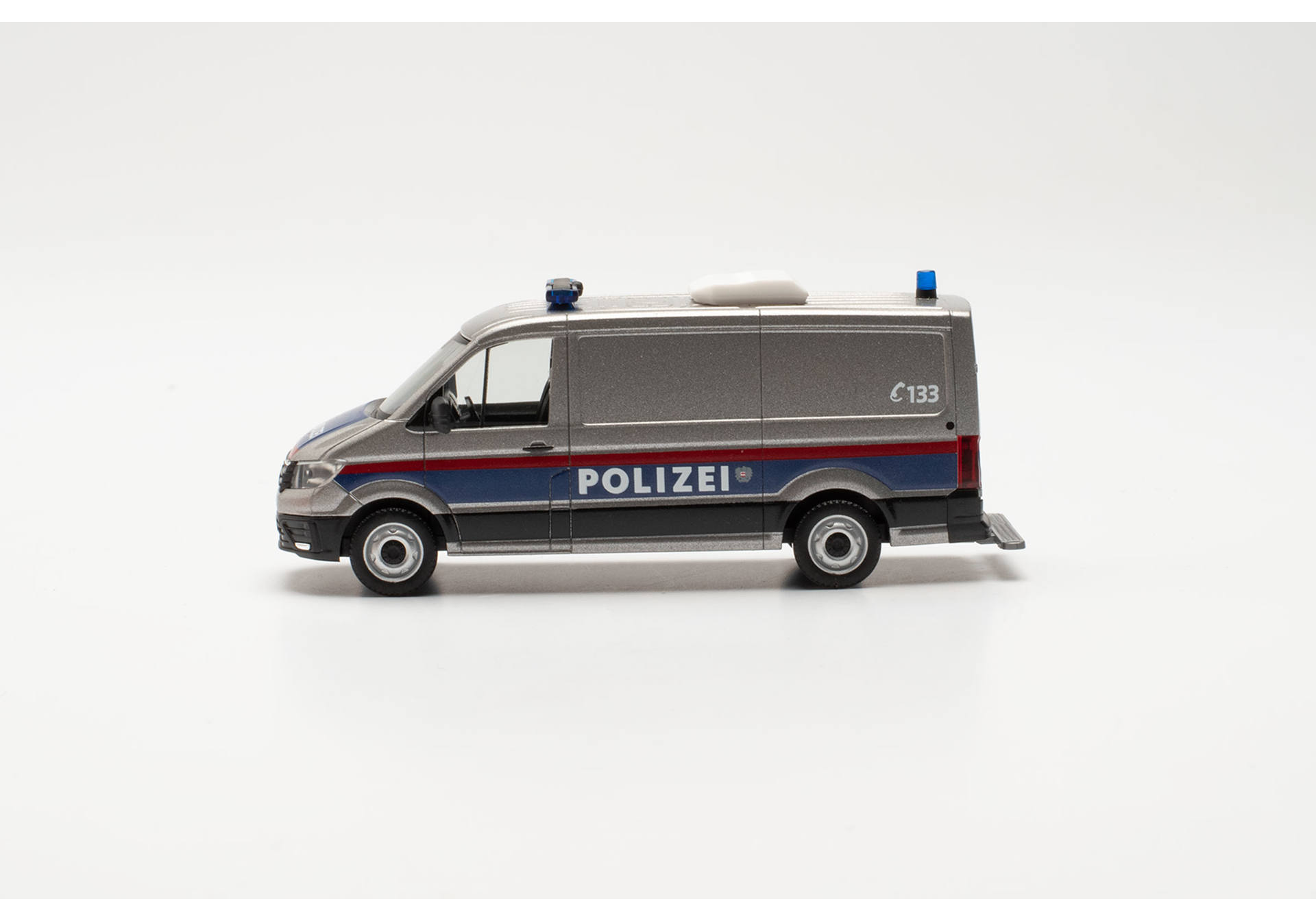 Volkswagen (VW) Crafter flat roof "Police Austria, prisoner transporter"