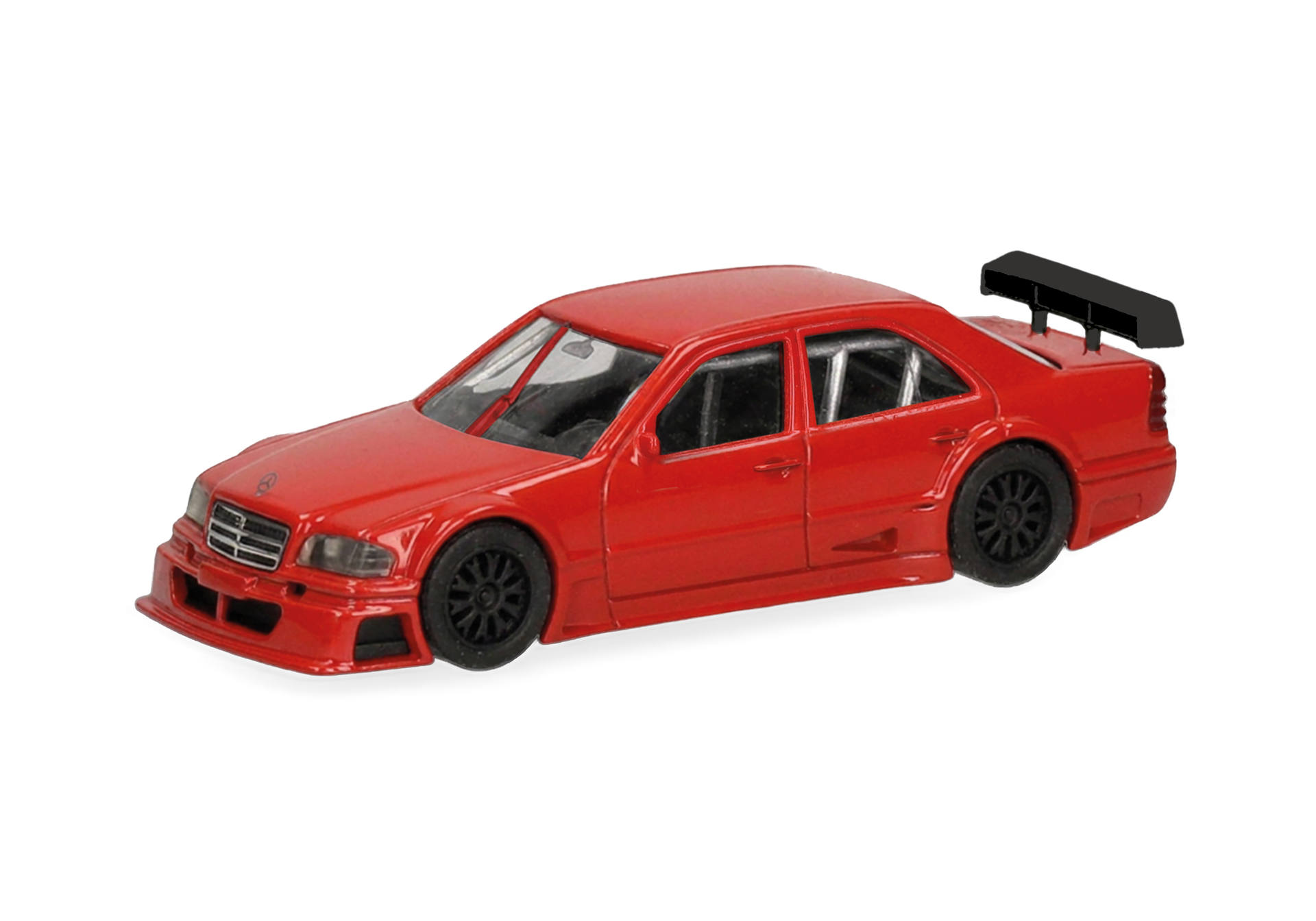 red car, slot car, coupe, racing car, spoiler