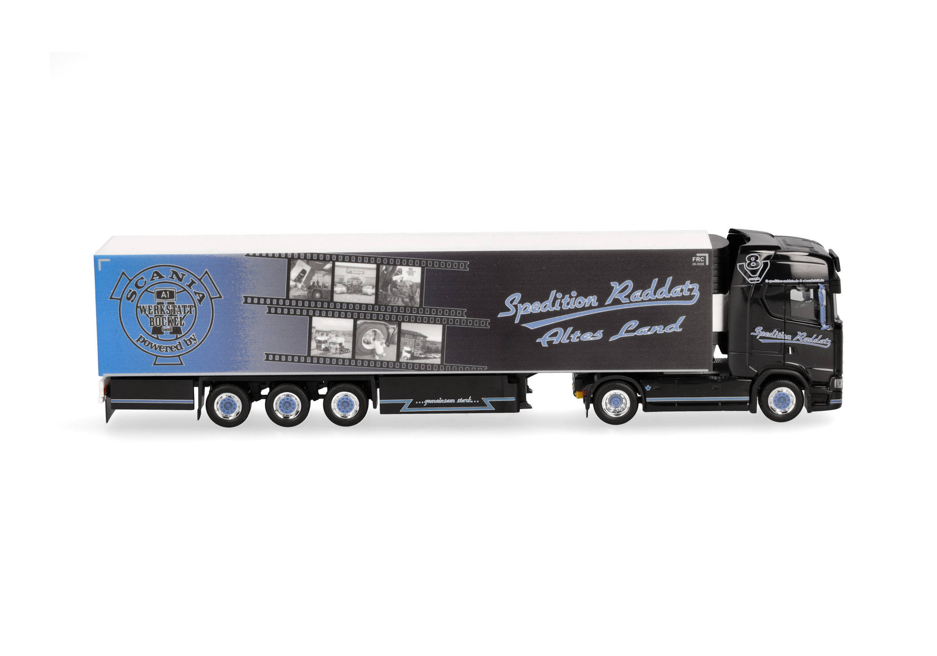Scania CS 20 HD Kühlkoffer-Sattelzug "Spedition Raddatz" (Niedersachsen/Jork)