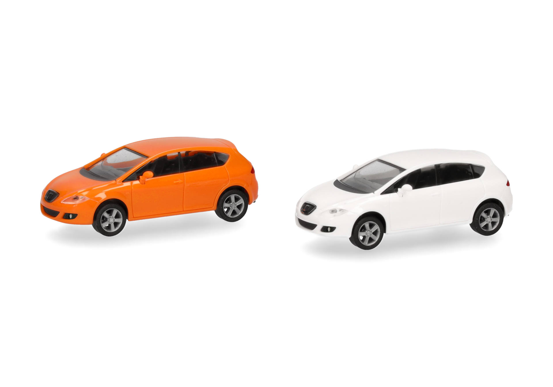toy car, hatchback, orange, white, dual color