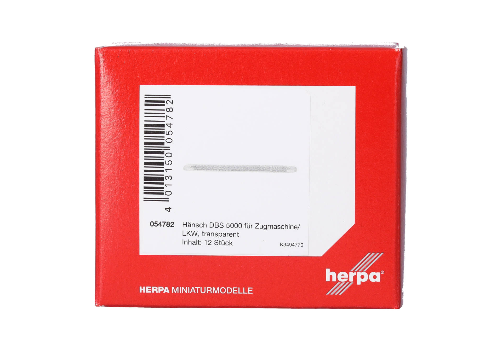 Accessories: Hänsch DBS 5000 for trucks, clear transparent (12 pieces)