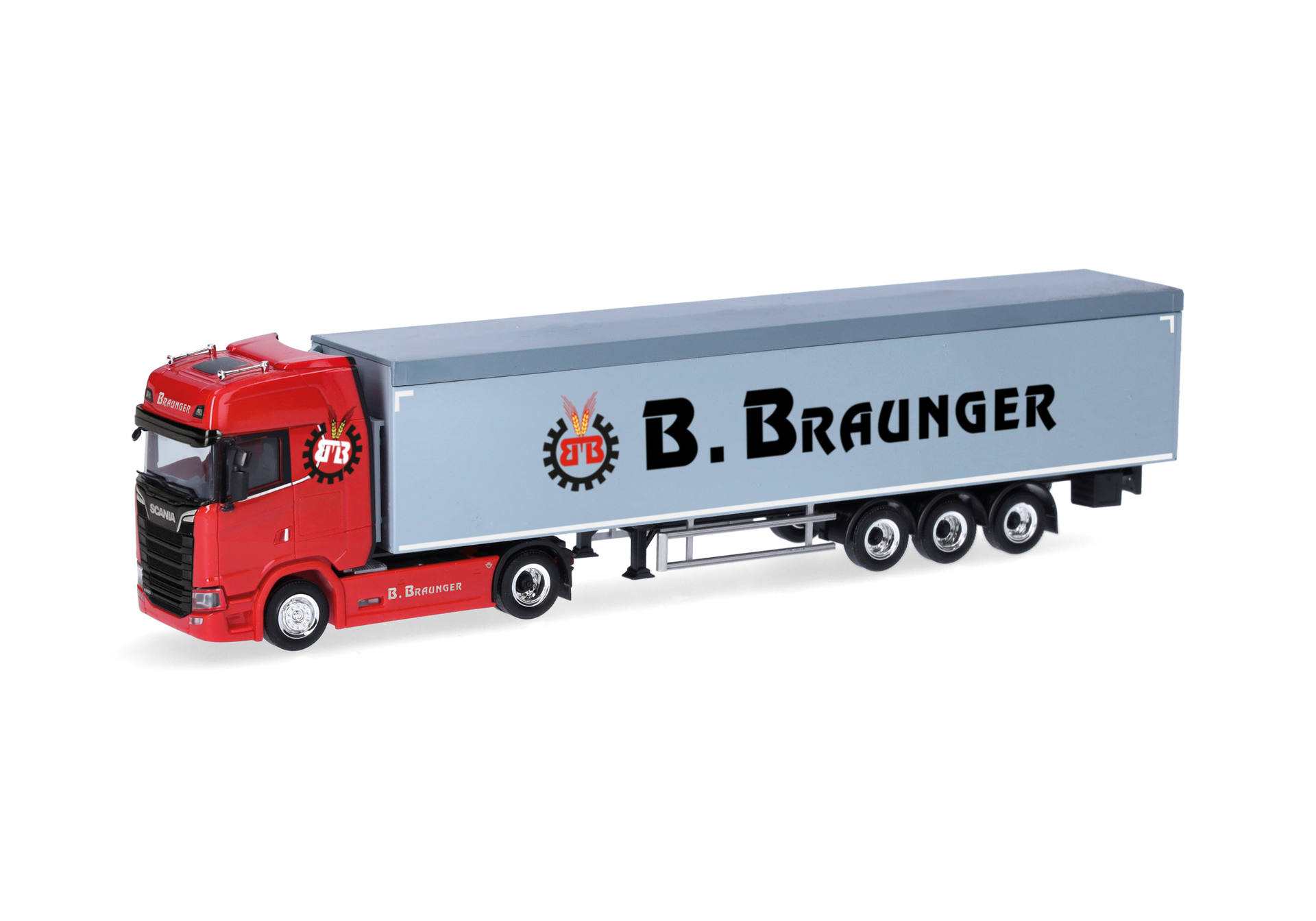 Scania CS 20 high roof, walking floor "Braunger"