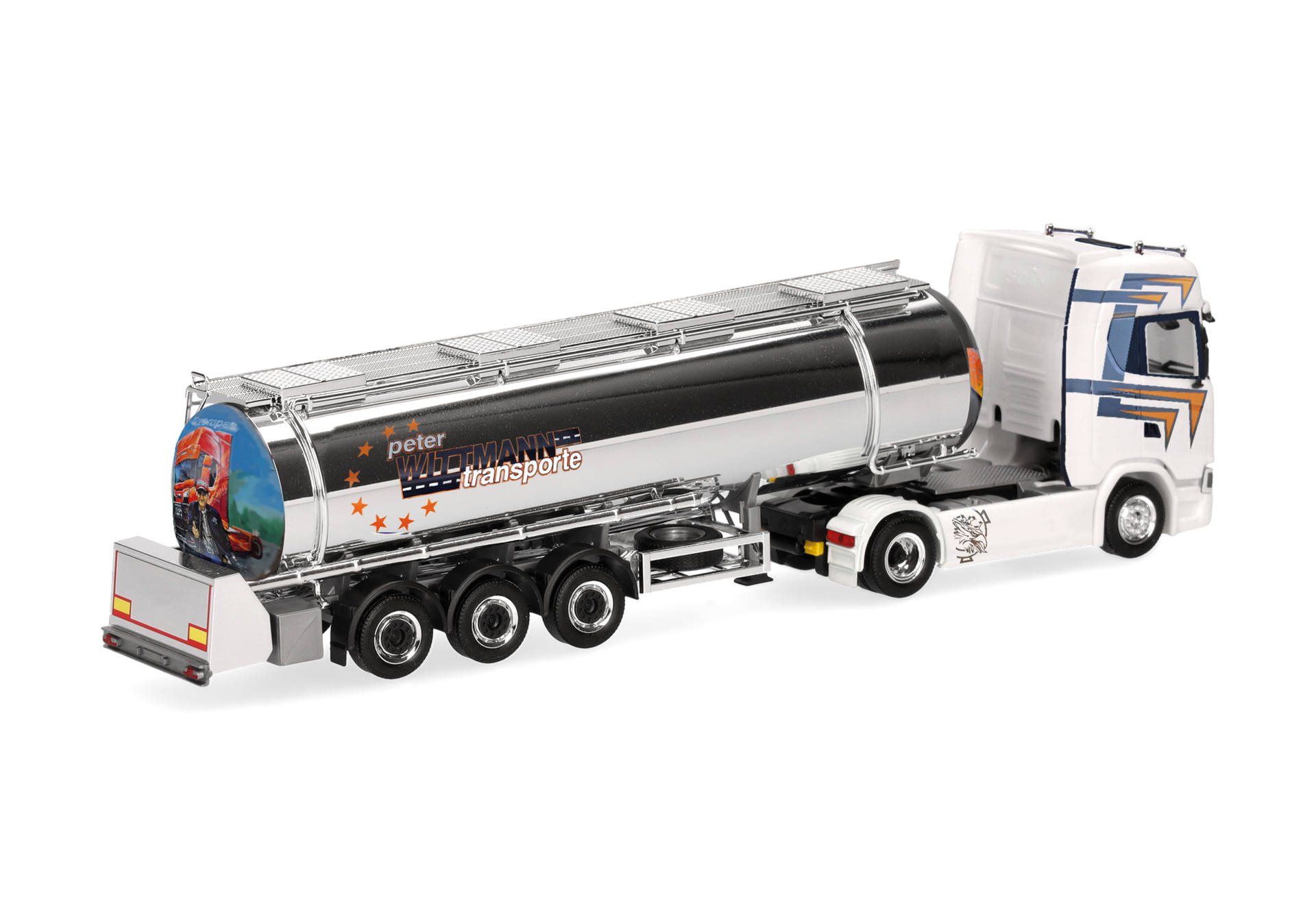 Scania CS 20 HD chromium tank semitrailer "Wittman Transport" (Bavaria/Kammerstein)