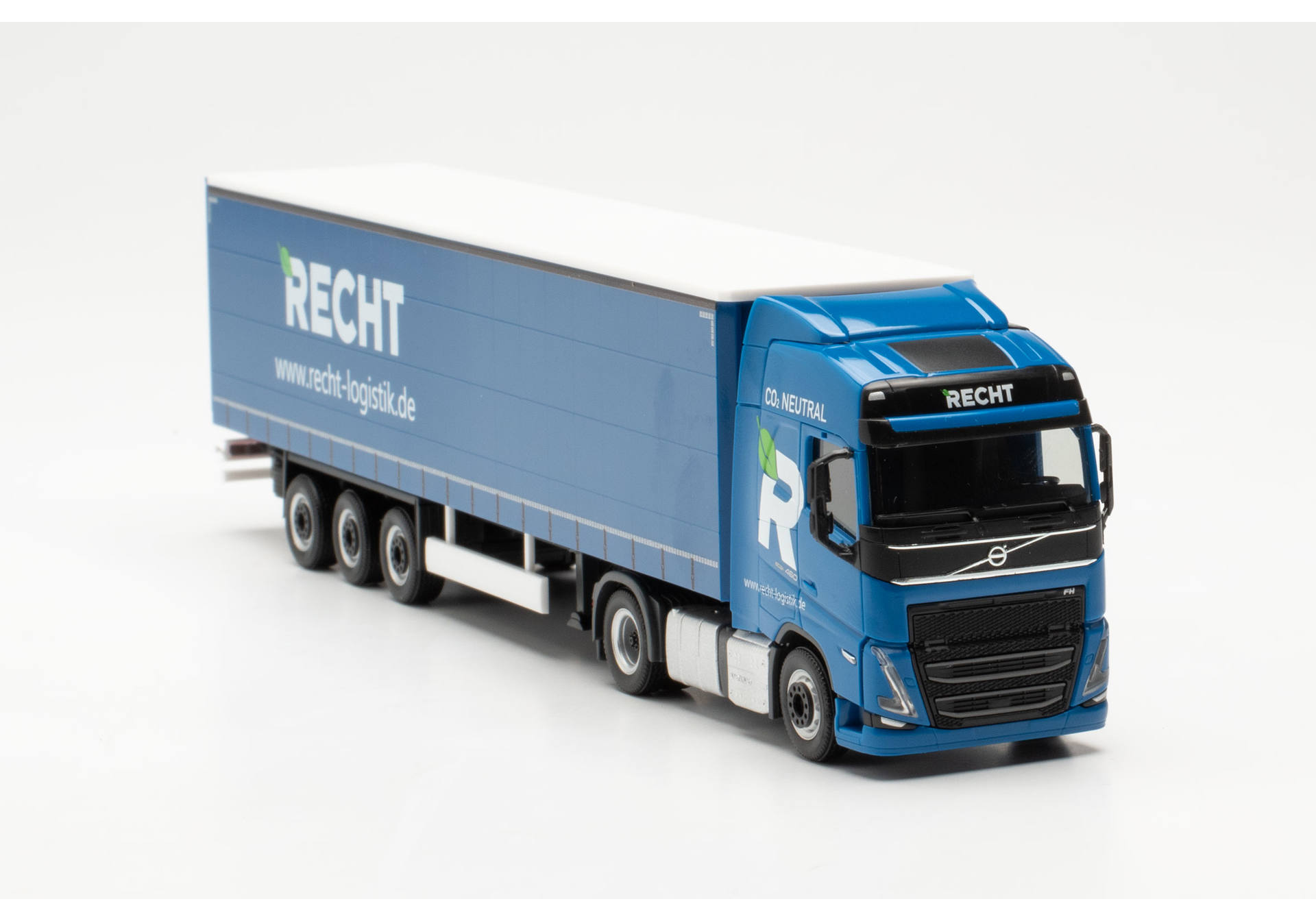 Volvo FH GL 2020 curtain canvas semitrailer "Recht Logistik"