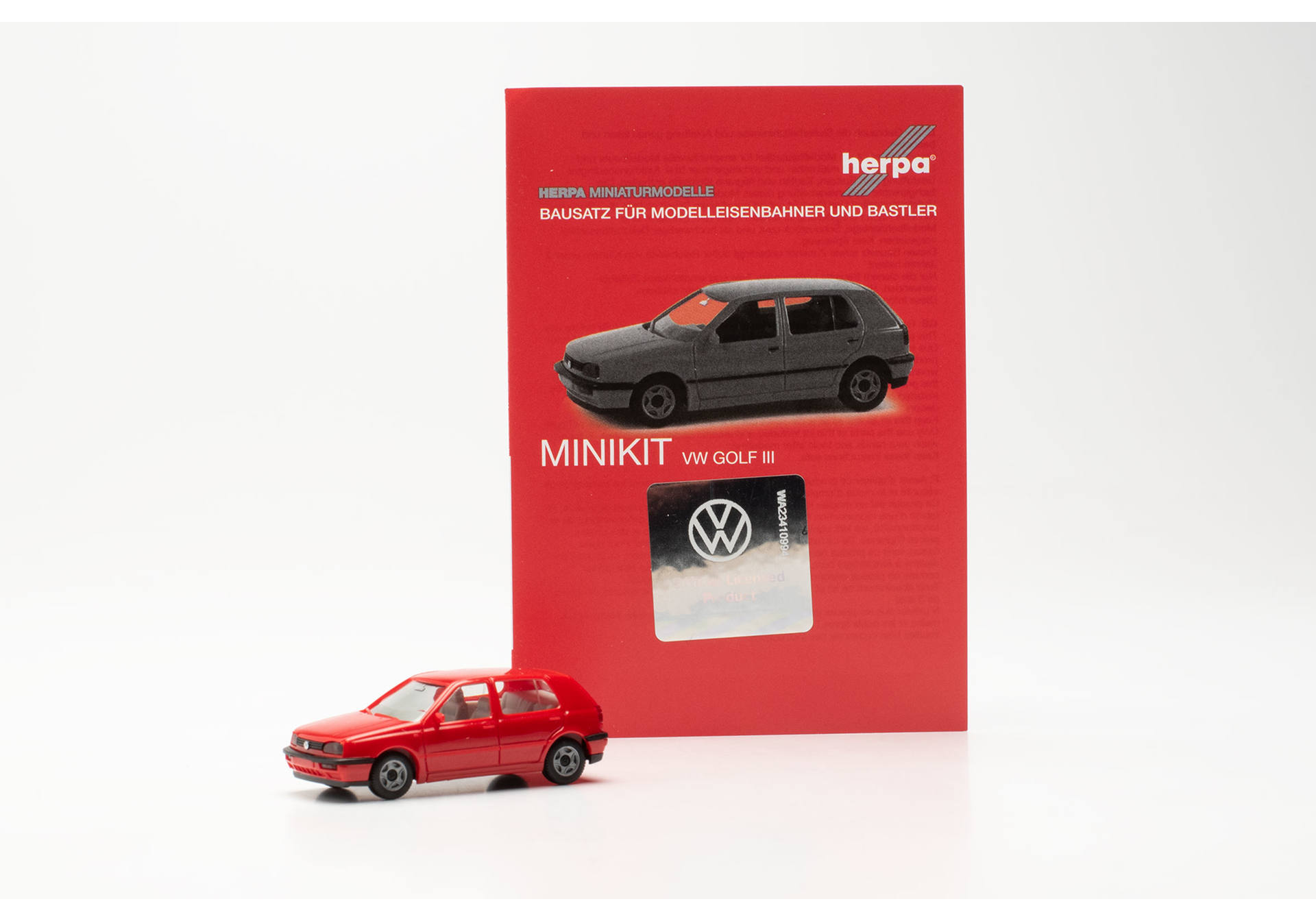 Minikit VW Golf III, light red