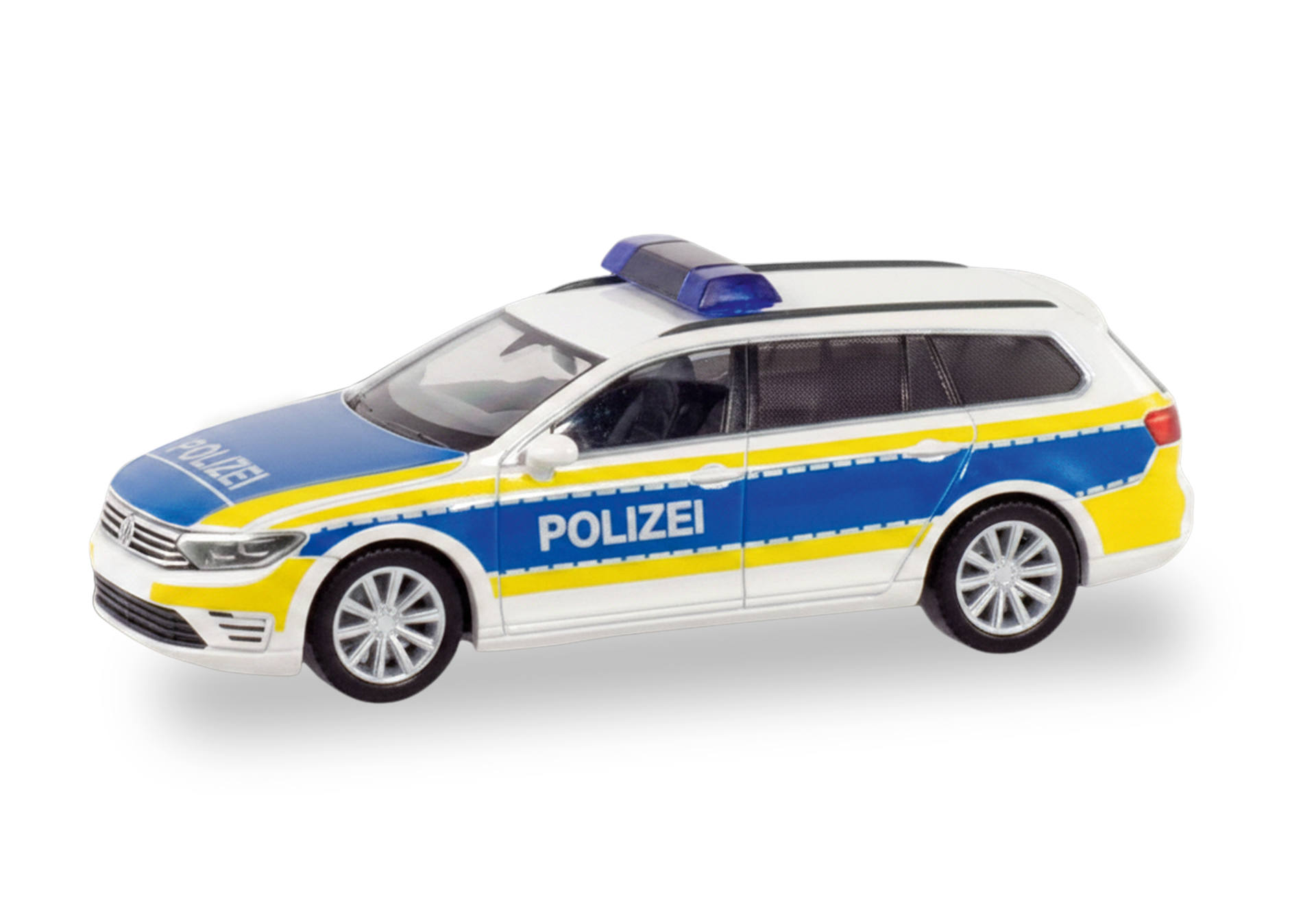 police car, toy car, polizei, blue yellow white, labeled vehicle