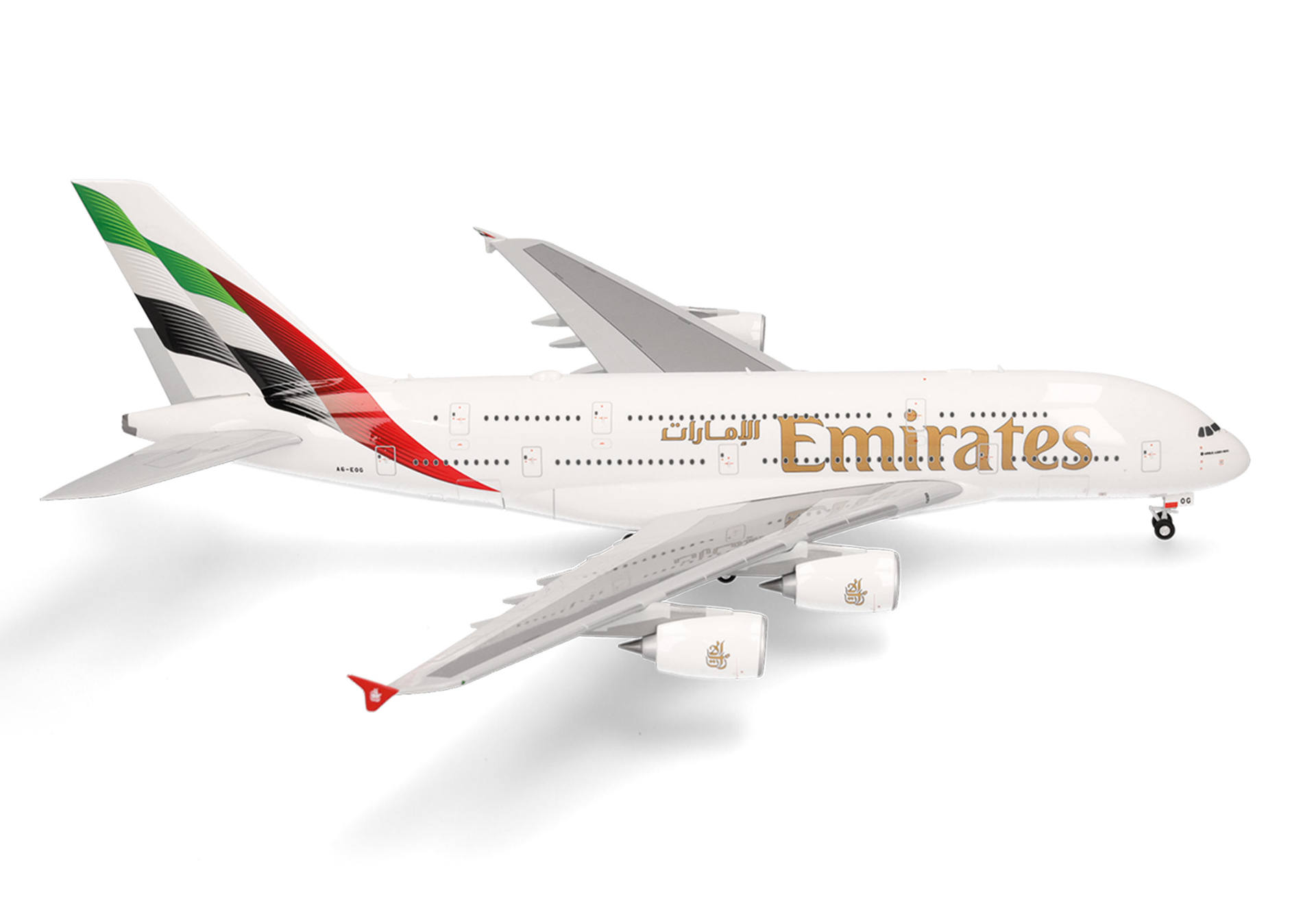 Emirates Airbus A380 - new colors