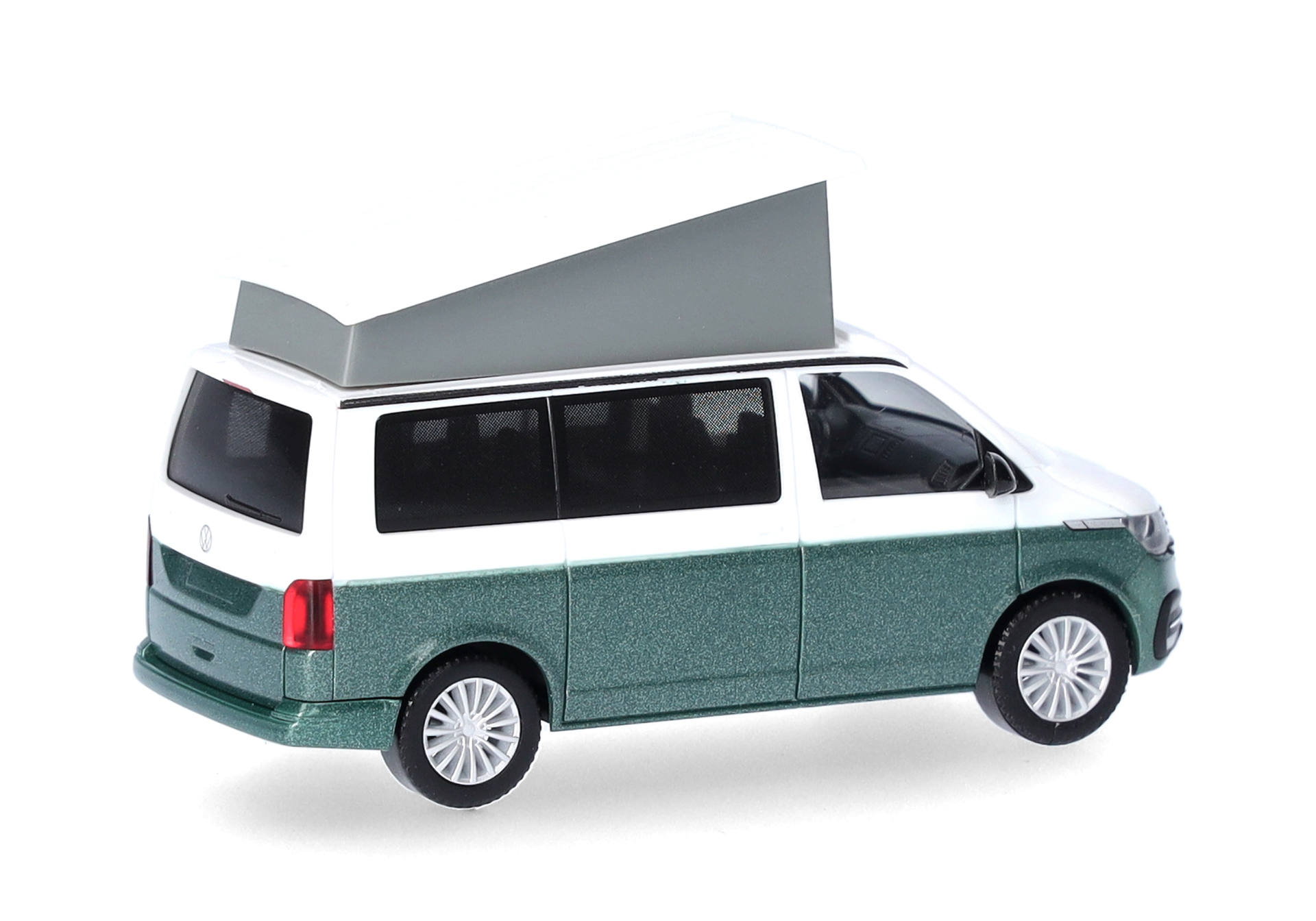 Volkswagen (VW) T6.1 California, Candy Weiß / Bay Leaf Green metallic