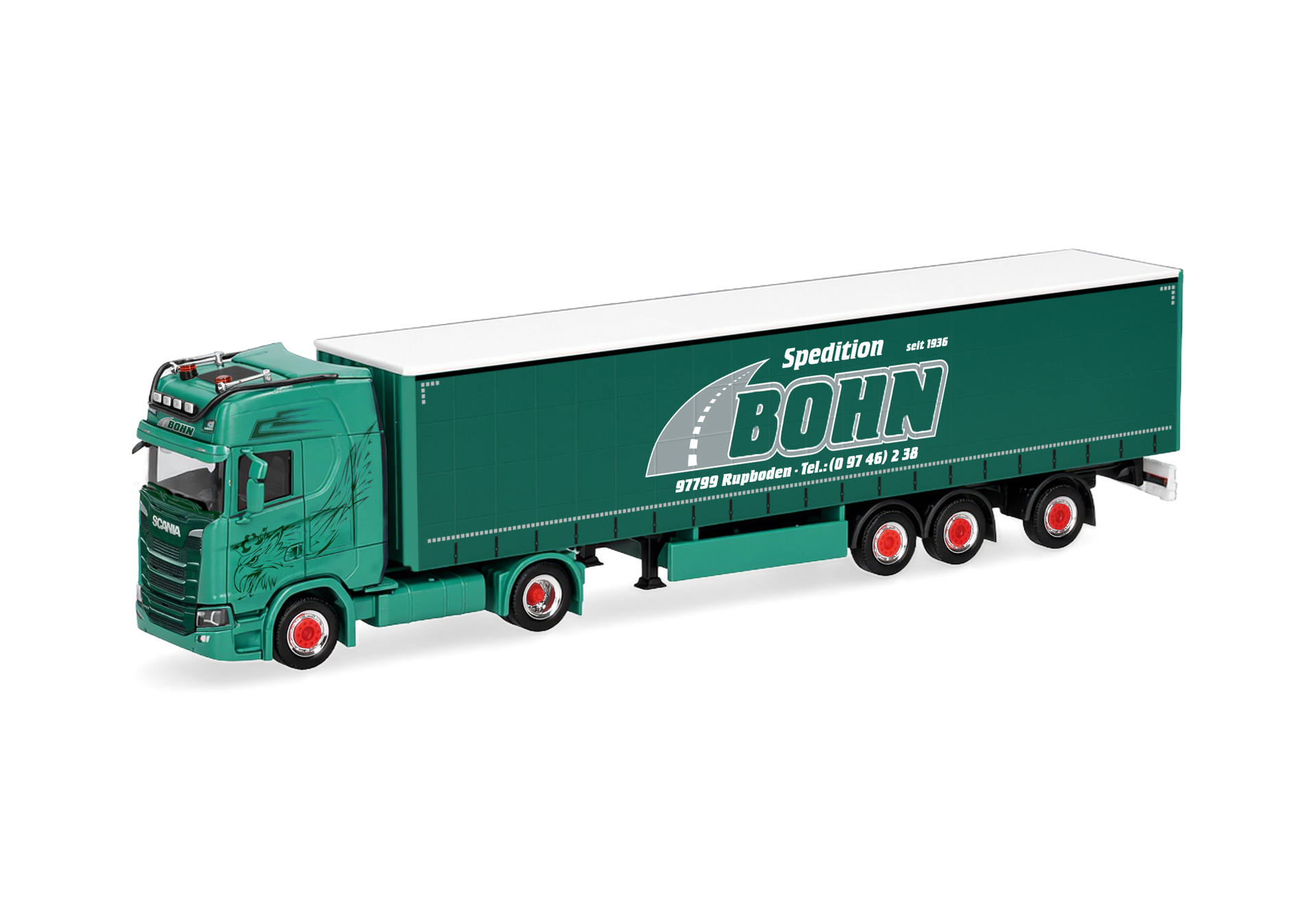 truck, trailer, green, semi-trailer, logo