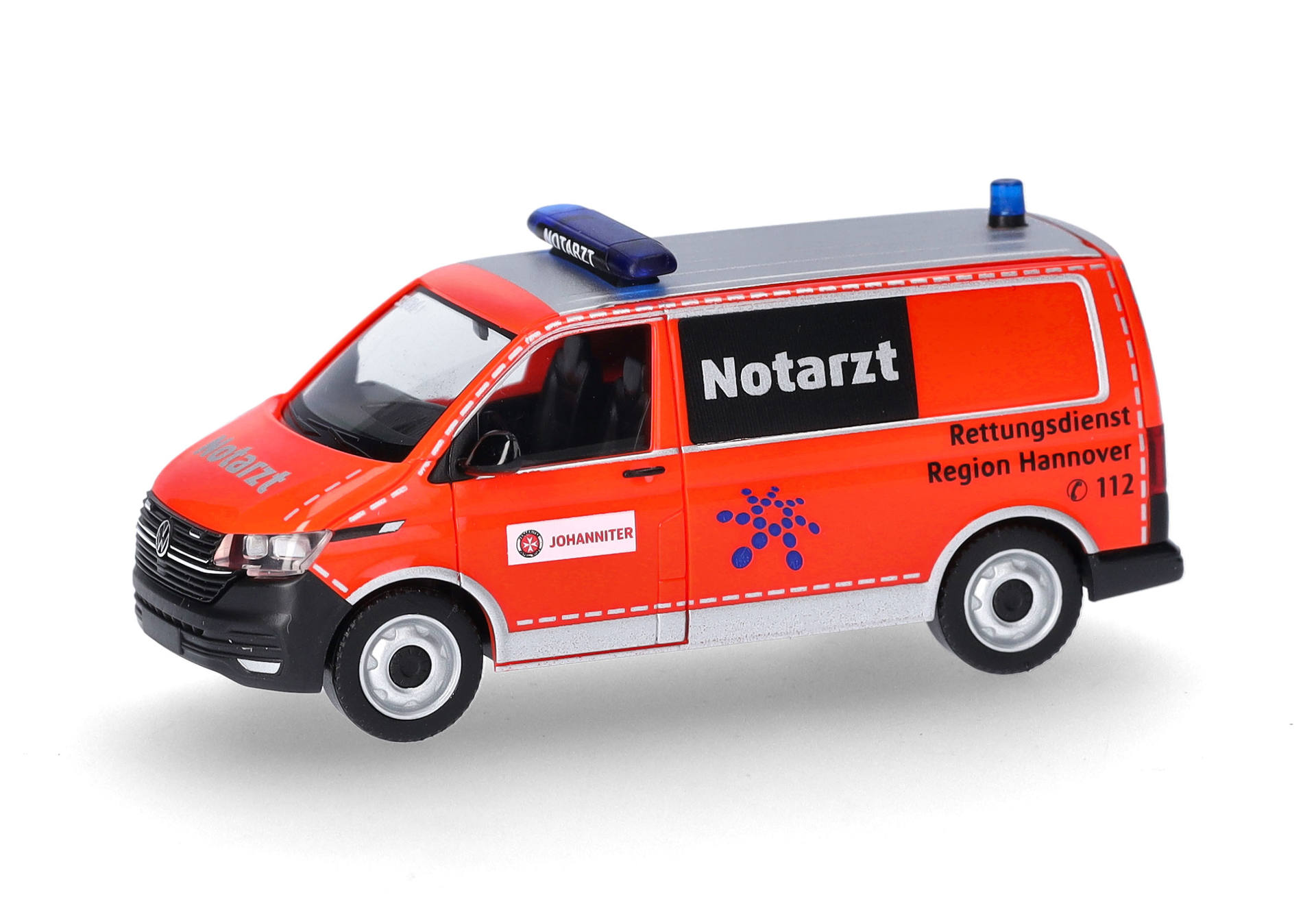 Volkswagen (VW) T6.1 Bus, Notarzteinsatzfahrzeug "Rettungsdienst Region Hannover/ Johanniter" (Niedersachsen/Hannover)