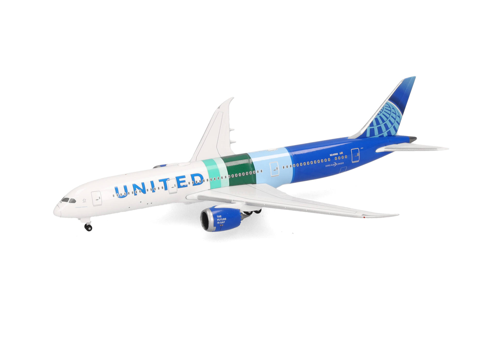 United Airlines Boeing 787-9 Dreamliner "The Future is SAF" - N24988
