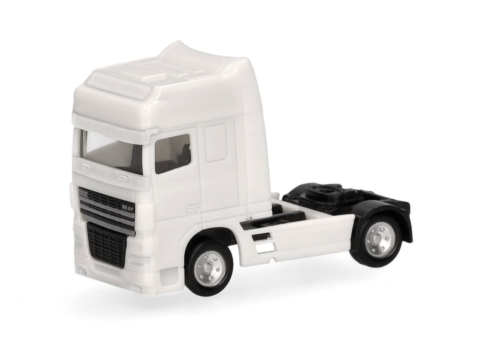 parts service, scale N (1/160) DAF 95 XF SSC rigid tractor 2axles, white, 2 pieces