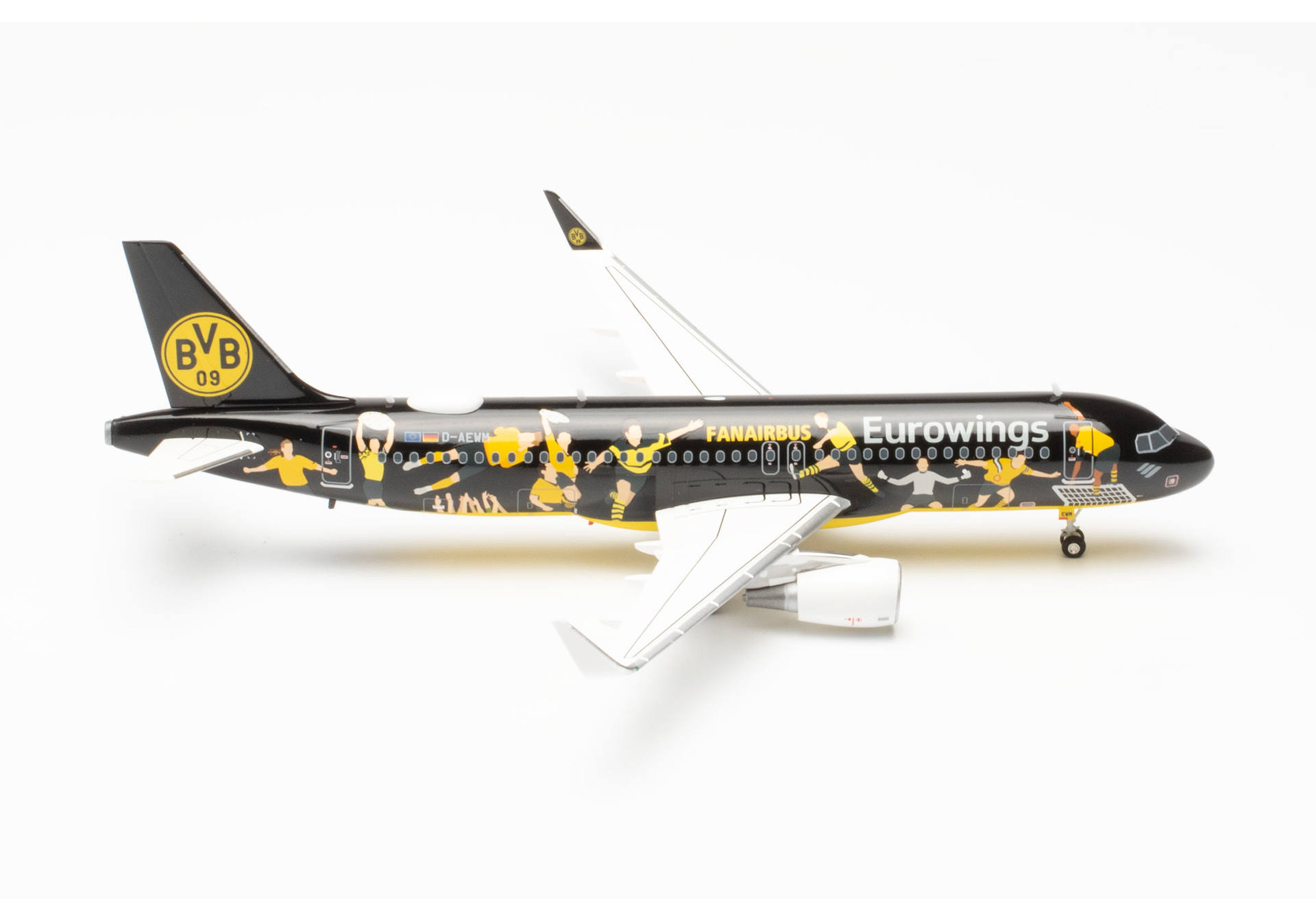 Eurowings Airbus A320 "BVB Fanairbus" - D-AEWM