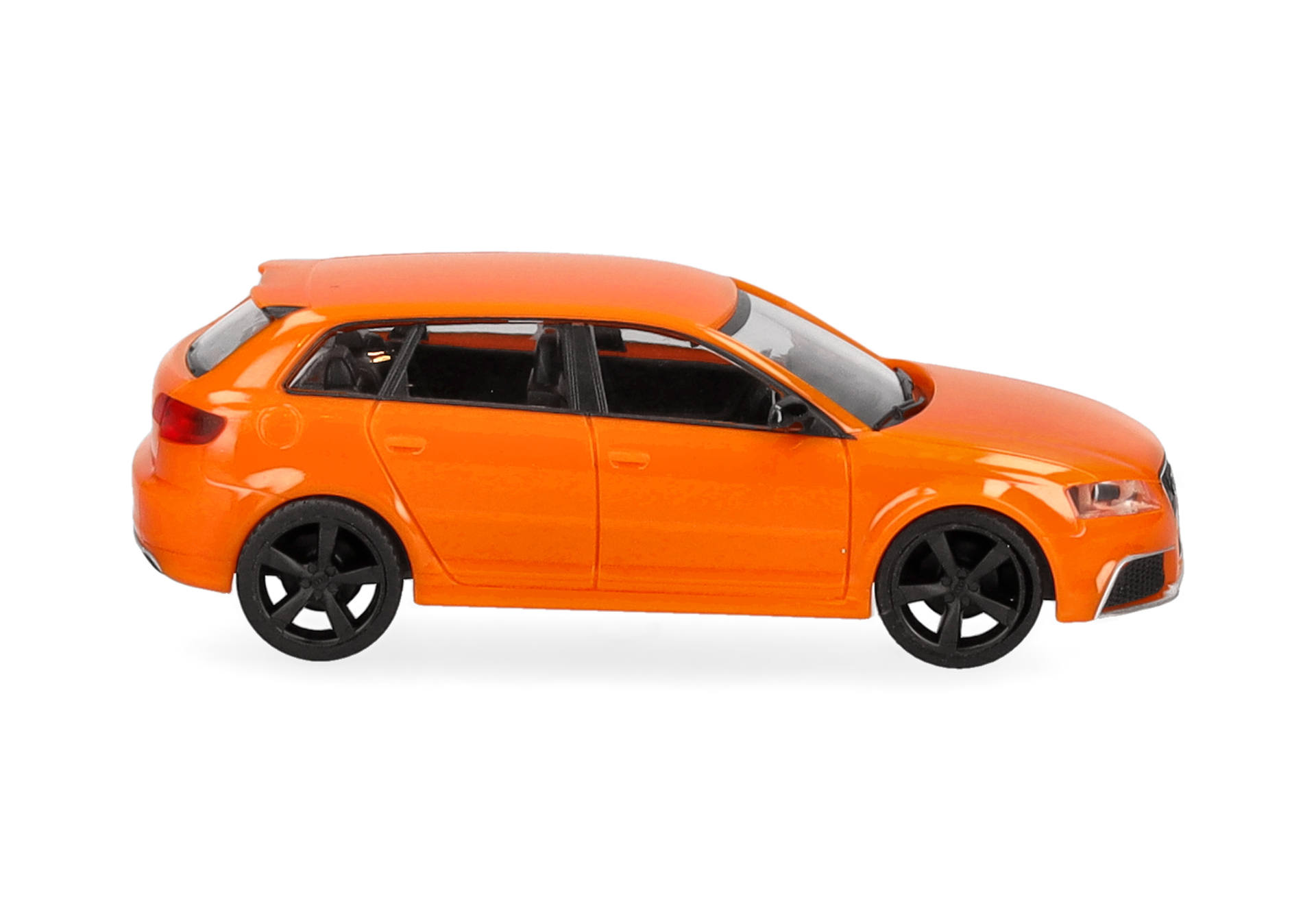 Audi RS3 Sportback, glow orange with black rims