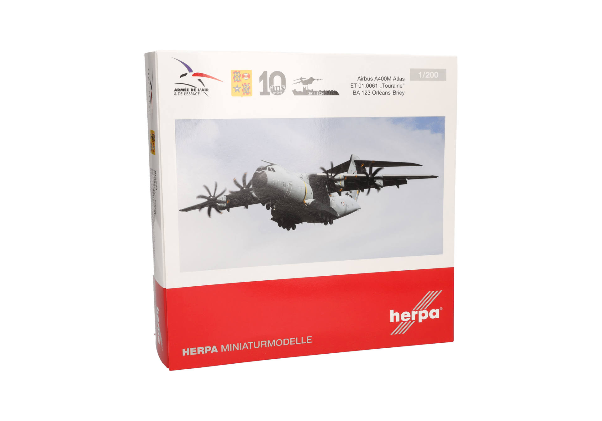 French Air Force - Escadron de Transport 1/61 Touraine – BA 123, Orléans-Bricy "10 Years of A400M"