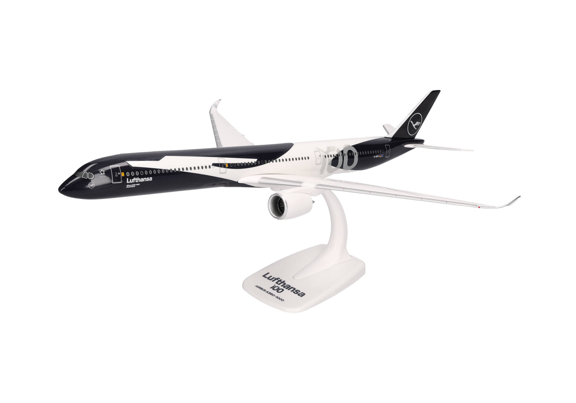 airplane, model, Lufthansa, scaled model, stand