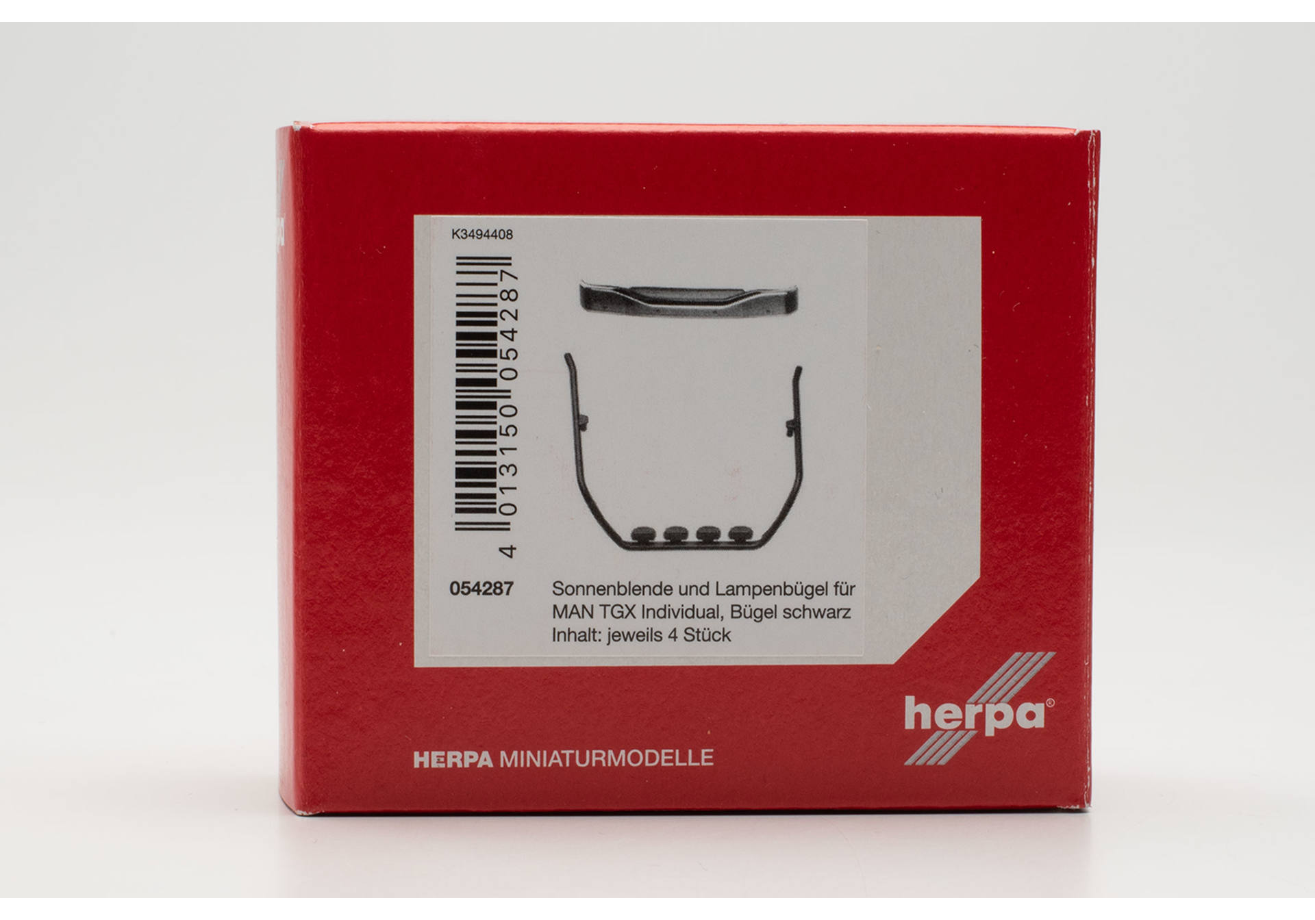 Herpa Lampenbügel Set - 8 Verchromte Bügel Für Deine Modellauto-Stoßstange